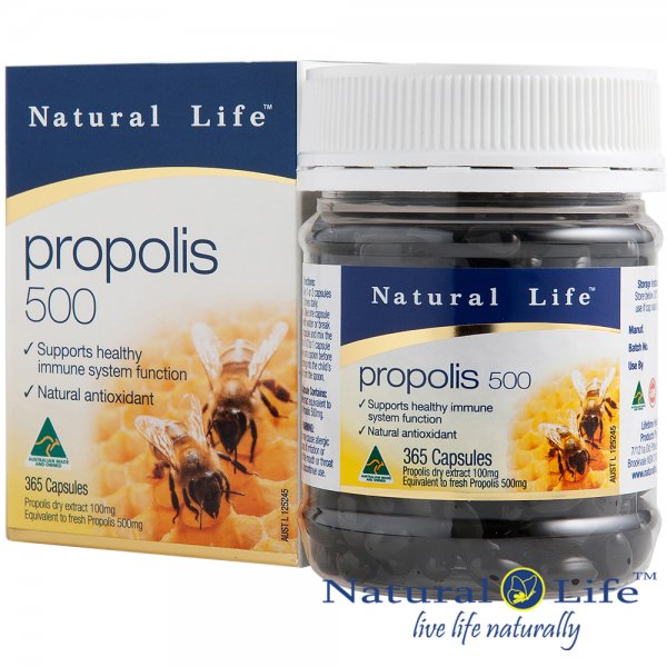 (即期良品)澳洲Natural Life特級蜂膠膠囊500mg(365顆) 1