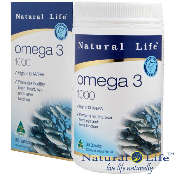 【即期良品】澳洲Natural Life高純度深海魚油1000mg(365顆) 1